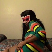 striped dress farts bunny brown