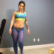 blue tights oh yes goddess green eyed