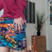 goddess green eyed asshole worship skirt