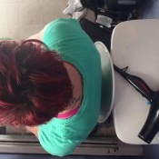 bijoux straining and farting toilet bijoux