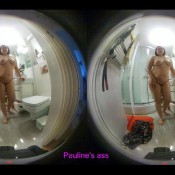 vr force my brother to eat my shit. hd pauline maxx