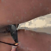 tiny black thong hd kinkycat