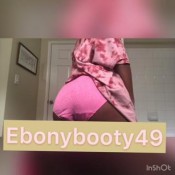 Ebonybooty49 Pink Panty Sharts