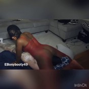 Saran Wrap Fart Slave Ebonybooty49 Eb49