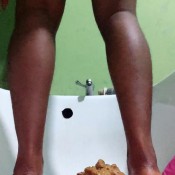 my first monster poo, grunting and smearing hd prettyebonies