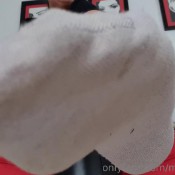 goddess ezada sinn - this this pair of very worn cotton sock