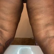 bigbootyjd standing up while poopin