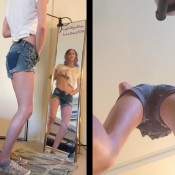 pantypooping mirror masturbation 2 camera angles! lenamaek lena mae