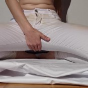 masturbating in my white jeans 16 hd freakart