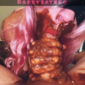 daddysaysgo pink wig scat blowjob krystal haze
