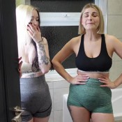 your sisters sweaty gym asses hd lucyymfc