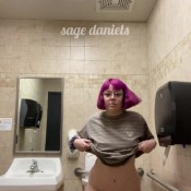 Public Restroom Peeing Compilation Sagedaniels Sage Daniels