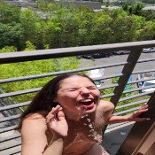 Xlilyflowersx Piss On Me On The Hotel Balcony