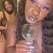 Spit Bitch Drink Queen Melanins Clips