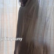 Tinybuny Do You Want To See Who The Dirty Girl Is Behind The Curtain