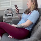 tiny tied to pillow and farted on scarlett and dax