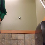 Rear View Golden Piss At The Visitors Centre. Nerdy Faery