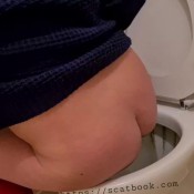Bitterscat On The Toilet Poop