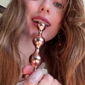 Backdoorgf This Probe Was Making My Ass So Juicy It Was Squirting All Over My Floors Lola Cora