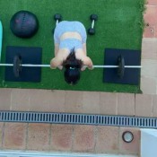 Lanaondemand Working Out And Surprise Piss On Me Lana Michaels