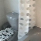 Ana Didovic Black Beauty In The Bathroom