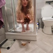 Daisy Dumps Then Plays With Her Poo Disgusting-daisy