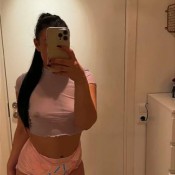 Messygirl With The Diaper In The Mirror