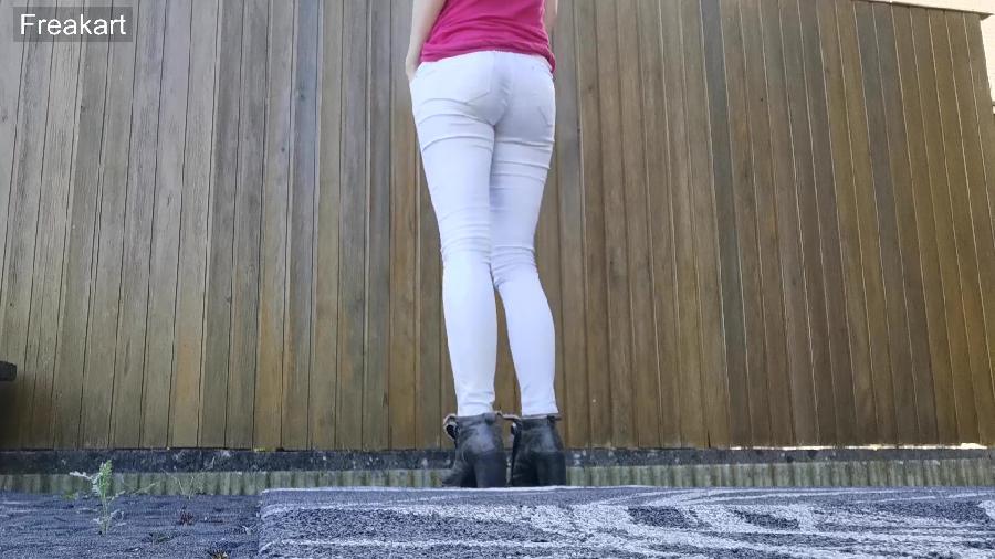 next day in white jeans part 13 hd freakart