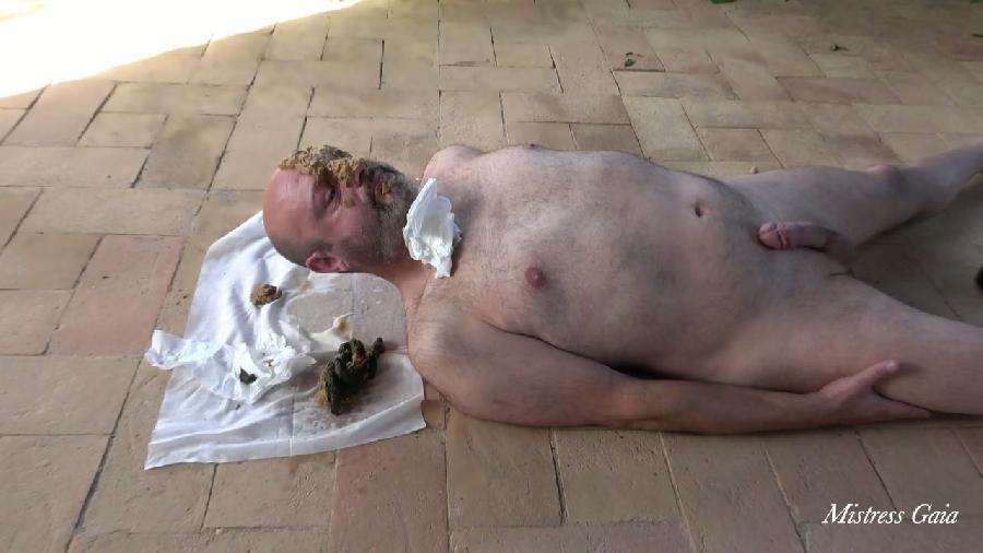 Mistress Gaia - First Time In His Life With A Double Scat