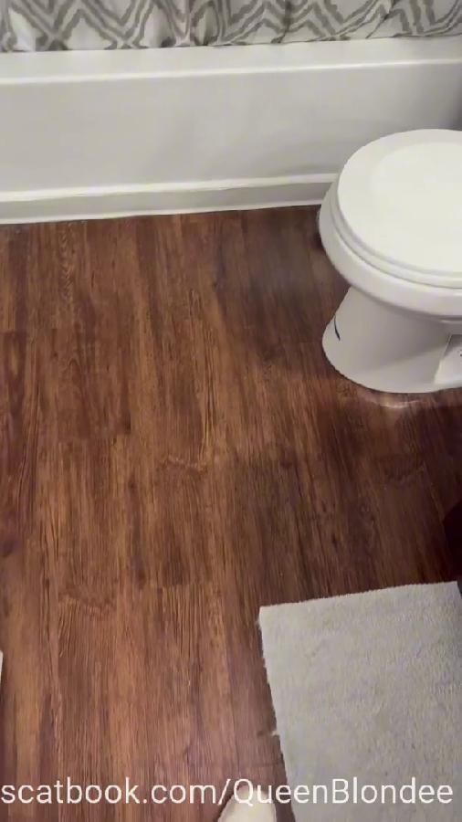 Queenblondee Slave Beneath Toilet Pov Sara Bee