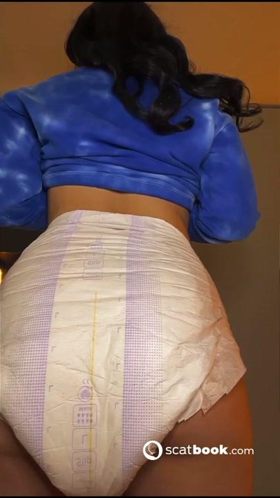 Messygirl Pooping In My Tenas Making A Messy And Showing My Dirty Butt Showing Scat